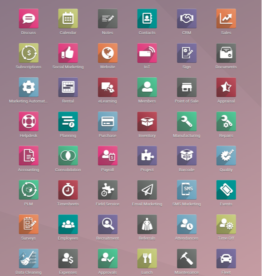 Odoo Home Page Odoo Home Page